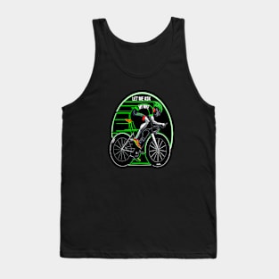 Marital Humor, Spousal Approval Cyclist Design Tank Top